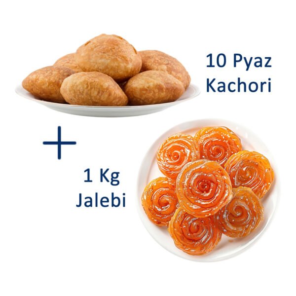 Pyaz Kachori Jalebi Combo 2