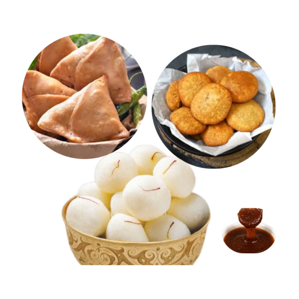 Samosa, Kachori & Rasgulla Combo 5