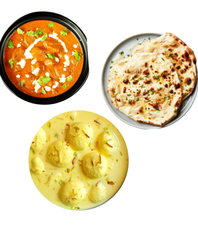 Butter Chicken, Butter Naan and Rasmalai Combo 15